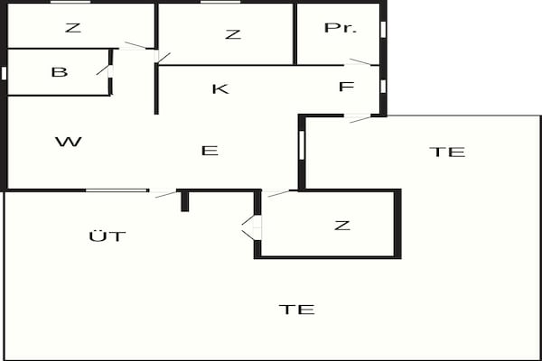 Foto van 6 persoons vakantie huis in Hadsund - Vakantiehuis in Hadsund - FloorPlan