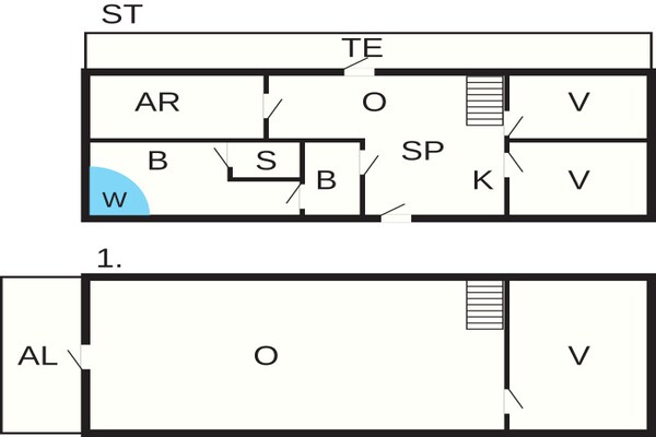 Foto van 10 persoons vakantie huis in Ranum - Vakantiehuis in Ranum - FloorPlan