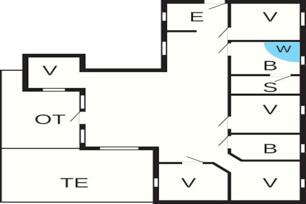 Foto van 10 persoons vakantie huis in Sydals - Vakantiehuis in Sydals - FloorPlan