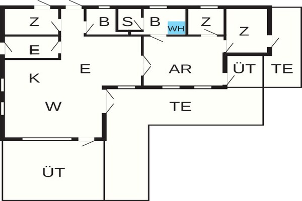 Foto van 10 persoons vakantie huis in Hadsund - Vakantiehuis in Hadsund - FloorPlan