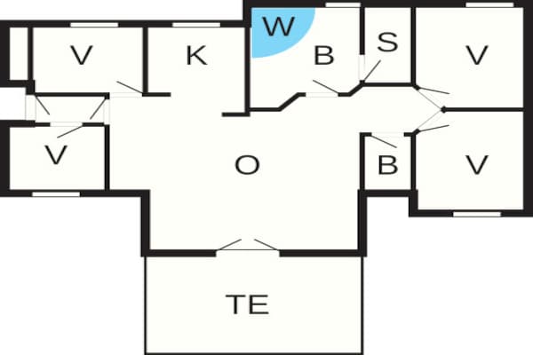 Foto van 8 persoons vakantie huis in Væggerløse-By Traum - Vakantiehuis in Væggerløse - FloorPlan