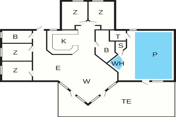 Foto van 10 persoons vakantie huis in Gilleleje-By Traum - Vakantiehuis in Gilleleje - FloorPlan