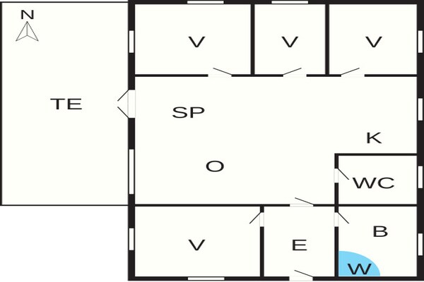Foto van 10 persoons vakantie huis in Frøstrup-By Traum - Vakantiehuis in Frøstrup - FloorPlan