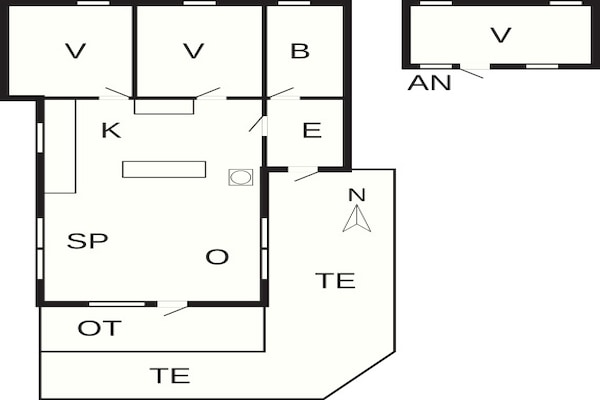 Foto van Strandplezier & Ontspanning -- By Traum - Vakantiehuis in Harboøre - FloorPlan