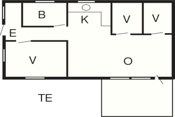 Foto van 8 persoons vakantie huis in Stege-By Traum - Vakantiehuis in Stege - FloorPlan