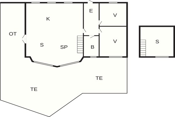 Foto van 4 persoons vakantie huis in Hadsund - Vakantiehuis in Hadsund - FloorPlan