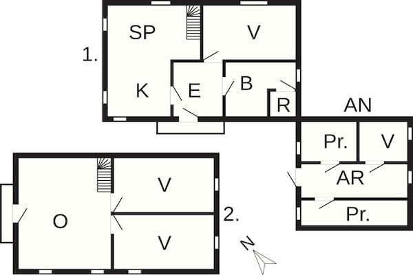 Foto van 10 persoons vakantie huis in Roslev-By Traum - Vakantiehuis in Roslev - FloorPlan