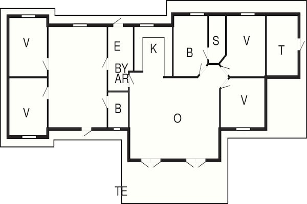 Foto van 10 persoons vakantie huis in Idestrup-By Traum - Vakantiehuis in Idestrup - FloorPlan
