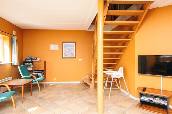 Foto van Rietgedekt huisje met spa - Vakantiehuis in Blåvand - Indoor