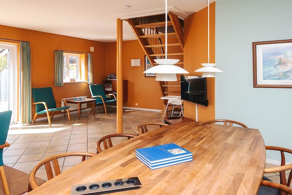 Foto van Rietgedekt huisje met spa - Vakantiehuis in Blåvand - Indoor