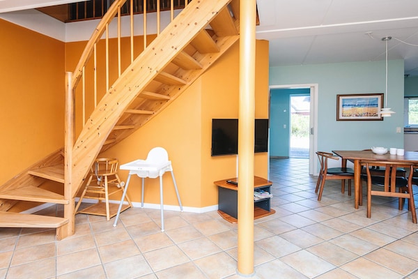 Foto van Rietgedekt huisje met spa - Vakantiehuis in Blåvand - Indoor