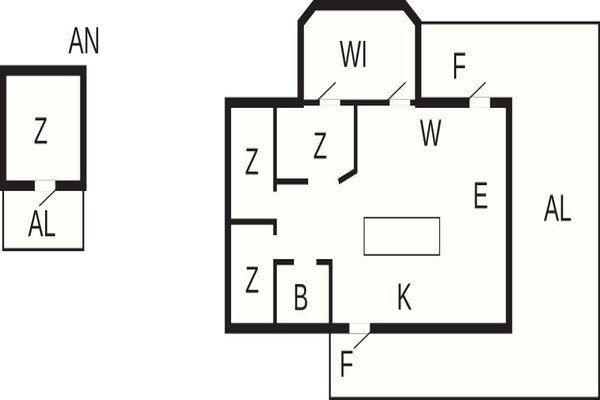 Foto van 8 Personen vakantie huis in BORGHOLM - Vakantiehuis in BORGHOLM - FloorPlan