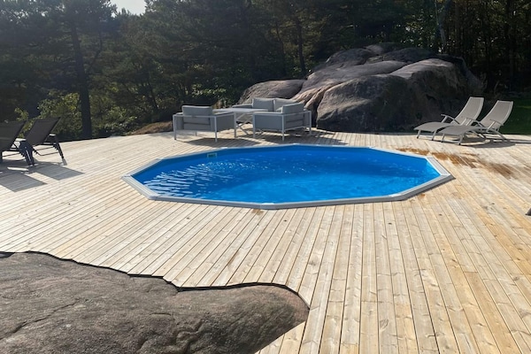 Foto van 4 sterren vakantie huis in Sogne - Vakantiehuis in Sogne - Pool