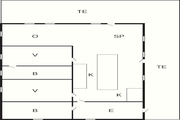 Foto van 5 sterren vakantie huis in Væggerløse - Vakantiehuis in Væggerløse - FloorPlan