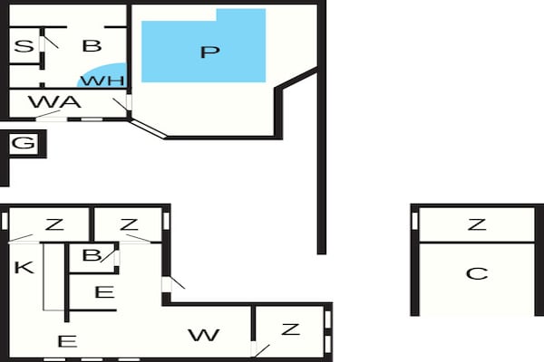 Foto van 8 persoons vakantie huis in Knebel-By Traum - Vakantiehuis in Knebel - FloorPlan
