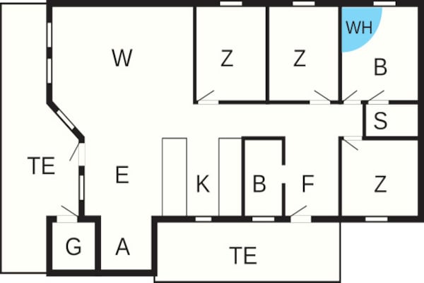 Foto van 6 persoons vakantie huis in Brovst-By Traum - Vakantiehuis in Brovst - FloorPlan