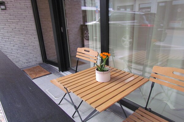 Foto van Appartement met terras bij de Blankenbergse Dijk - Vakantiehuis in Blankenberge - TerraceBalcony