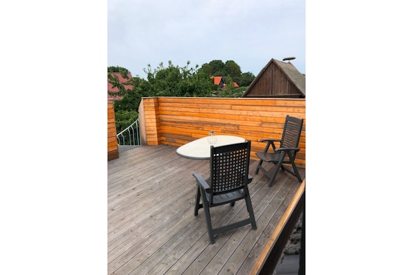 Foto van Mönkebude Kusttuin Verblijf - Vakantiehuis in Mönkebude - TerraceBalcony