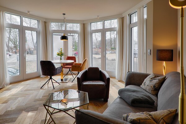 Foto van Appartement met zwembad in Heringsdorf - Vakantiehuis in Ostseebad Heringsdorf - LivingRoom