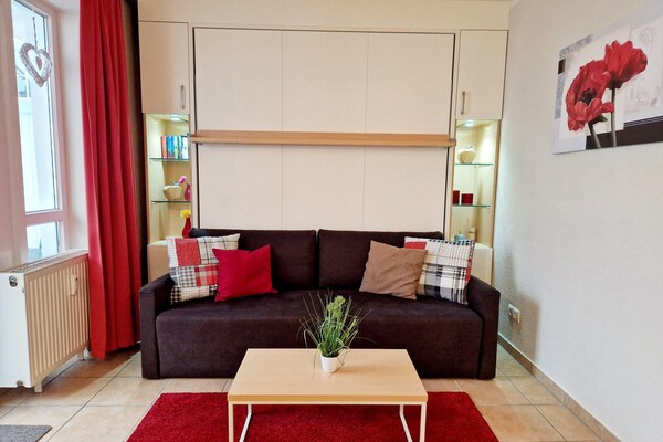 Foto van Charmant vakantieappartement in Sellin met balkon - Vakantiehuis in Sellin - BedRoom