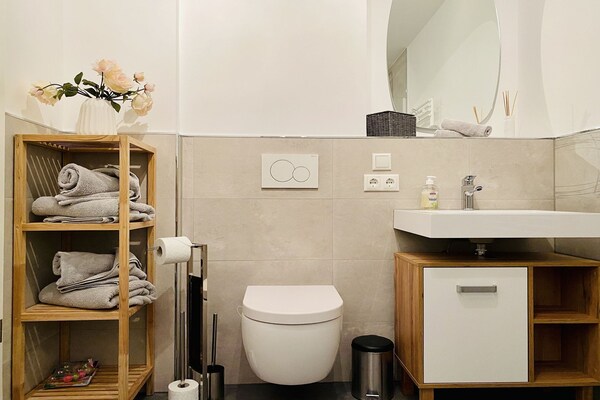 Foto van Baltic Sea Love Villa Carlota - Vakantiehuis in Baabe (Ostseebad) - BathRoom