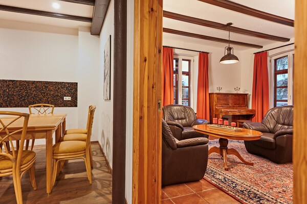 Foto van Vakantiehuis Oliver in het Wendorf Bernstein Resort - LivingRoom