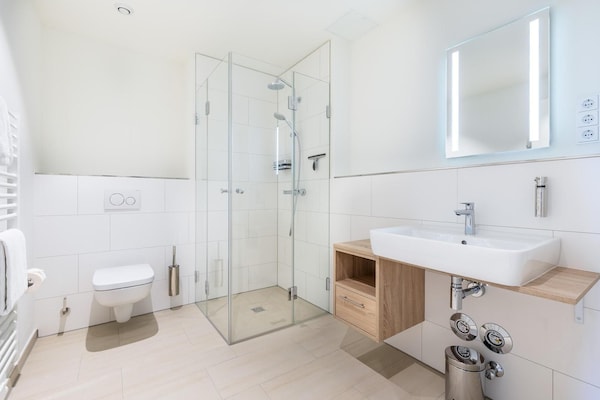 Foto van Baltisch toevluchtsoord met sauna - Vakantiehuis in Travemünde - BathRoom