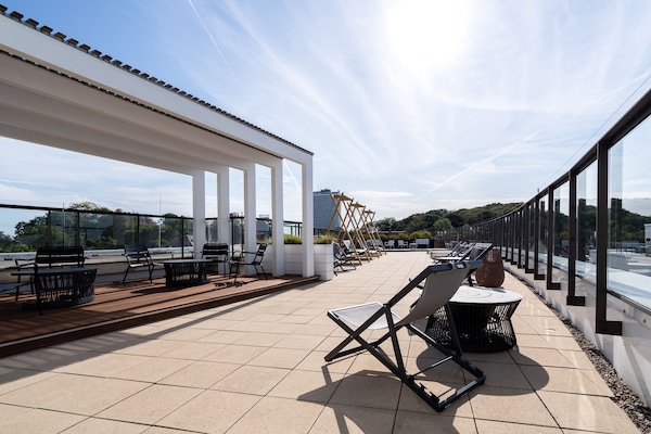 Foto van Bright Beach-Chair Baltic Suite - Vakantiehuis in Travemünde - TerraceBalcony