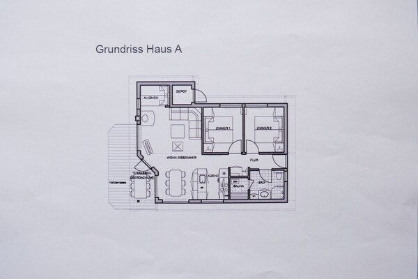 Foto van Baltische Natuurontsnapping voor 6 - Vakantiehuis in Großenbrode - FloorPlan