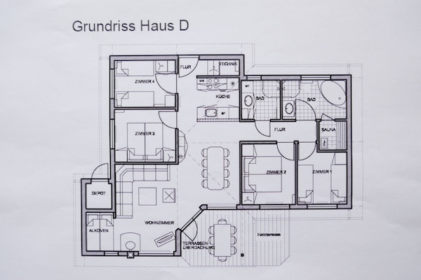 Foto van Coastal Wellness House voor 10 personen - Vakantiehuis in Großenbrode - FloorPlan