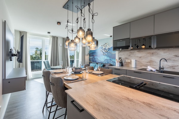 Foto van Luxe appartement met zeezicht - Vakantiehuis in Nordstrand - DiningRoom