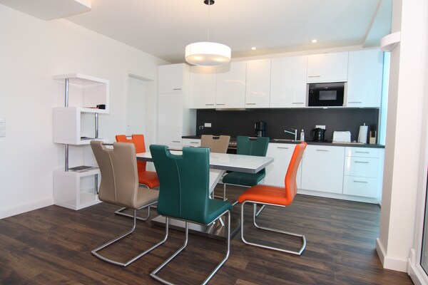 Foto van Chalet met buitensauna in Wendorf - Vakantiehuis in Wendorf - DiningRoom