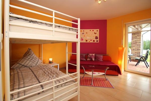 Foto van Appartementenhuis aan de Kiessee, Westerholt - Vakantiehuis in Westerholt - BedRoom