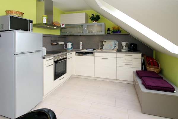 Foto van Appartementenhuis aan de Kiessee, Westerholt - Vakantiehuis in Westerholt - Kitchen