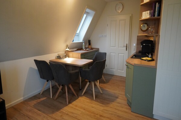 Foto van Vakantieappartement in Wyk-Boldixum op Föhr - Vakantiehuis in Wyk-Boldixum - Kitchen
