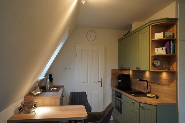 Foto van Vakantieappartement in Wyk-Boldixum op Föhr - Vakantiehuis in Wyk-Boldixum - Kitchen