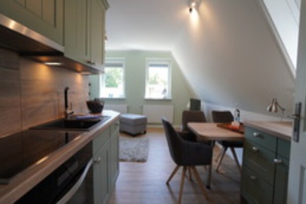 Foto van Vakantieappartement in Wyk-Boldixum op Föhr - Vakantiehuis in Wyk-Boldixum - Kitchen