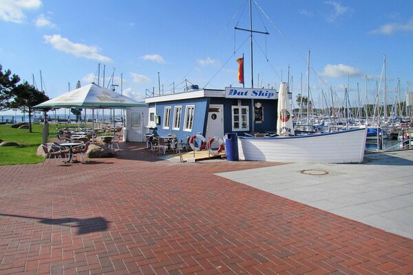 Foto van Blokhut in het Oostzeeresort Dampland - Vakantiehuis in Damp - terrace