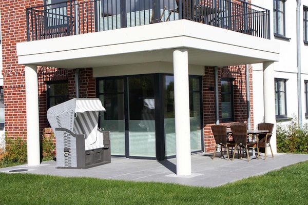 Foto van Appartementen in het Avalon Hotel Bellevue, Fehmarn - ExteriorSummer