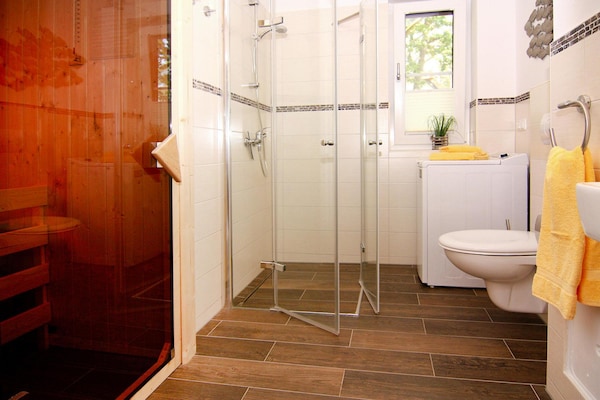 Foto van Vakantiehuis Kranichnest, Zirchow - Vakantiehuis in Zirchow - BathRoom