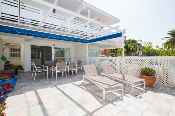 Foto van Appartement in San Agustín bij het Strand - Vakantiehuis in San Bartolomé de Tirajana - terrace