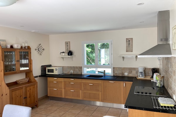 Foto van Villa in Montbrun met zwembad en bergzicht - Vakantiehuis in Montbrun-des-Corbières - Kitchen