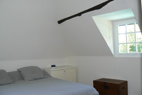 Foto van Landgoed in Normandië met Zwembad & Tennis - Vakantiehuis in Le Mesnil sur Blangy - BedRoom