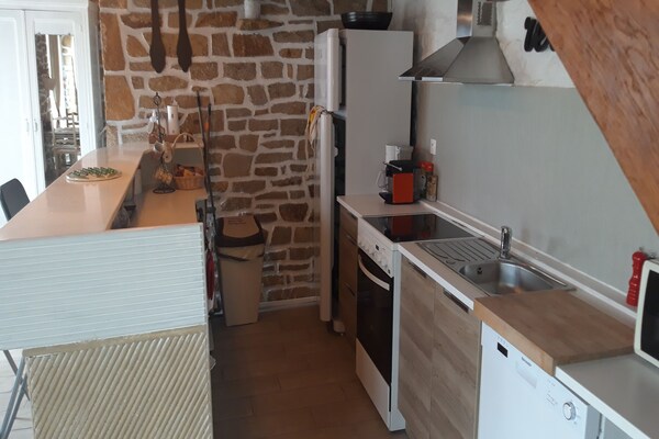 Foto van Familie-uitje aan de kust - Vakantiehuis in Plouhinec - Kitchen