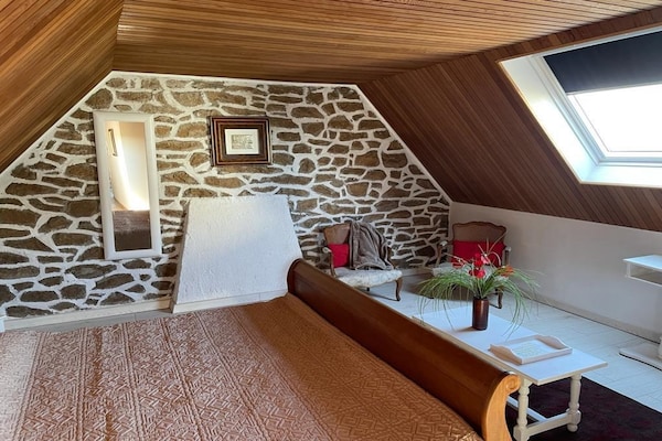 Foto van Familie-uitje aan de kust - Vakantiehuis in Plouhinec - BedRoom