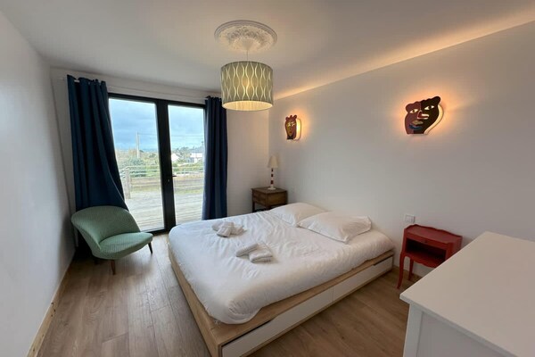 Foto van Charmant huis in Landéda met uitzicht op zee - Vakantiehuis in Landéda - BedRoom