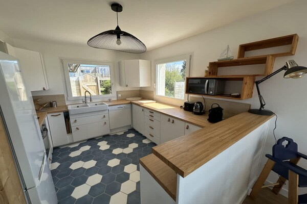 Foto van Charmant huis in Landéda met uitzicht op zee - Vakantiehuis in Landéda - Kitchen