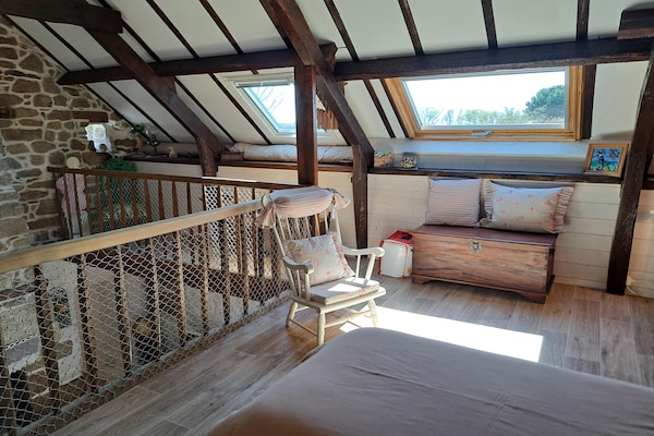 Foto van Granieten huis bij GR34 & zandstrand - Vakantiehuis in Trégunc - BedRoom