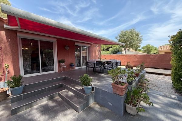 Foto van Charmante villa voor 6 personen in Agde - Vakantiehuis in Agde - ExteriorSummer