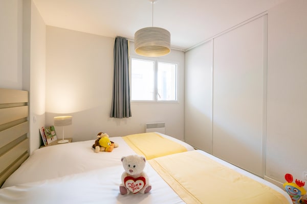 Foto van Appartement aan zee bij Dune du Pilat - Vakantiehuis in Biscarrosse - BedRoom